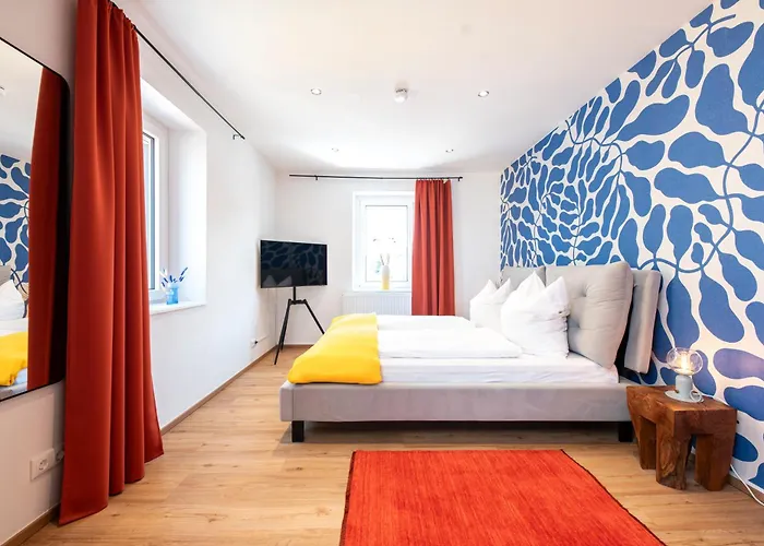 Bunter Hund Apartments - Zentrales Apartment, Parkplatz, Wintergarten, Kinderzimmer